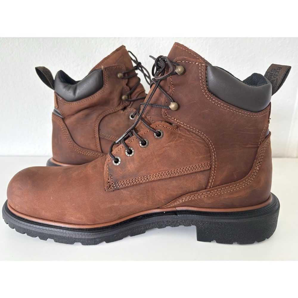 RED WING Oil Resistant Steel Toe Waterproof Leather Boots Oil Resistant USA - Picture 4 of 13